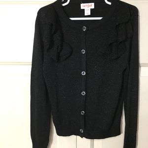 **3 for $20** Cat & Jack Black Sparkly Sweater